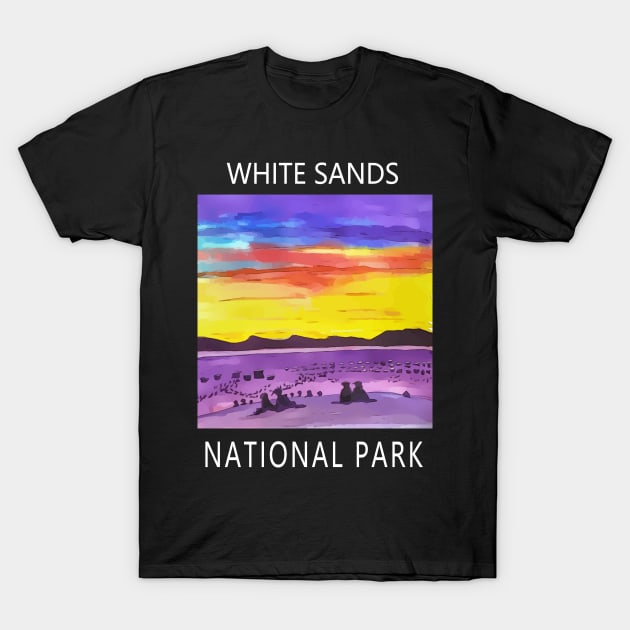 White Sands National Park New Mexico T-Shirt by WelshDesigns